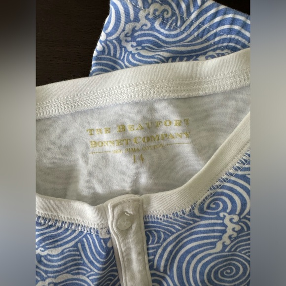 The Beaufort Bonnet Company pjs , 🌊 wave print - Picture 2 of 3